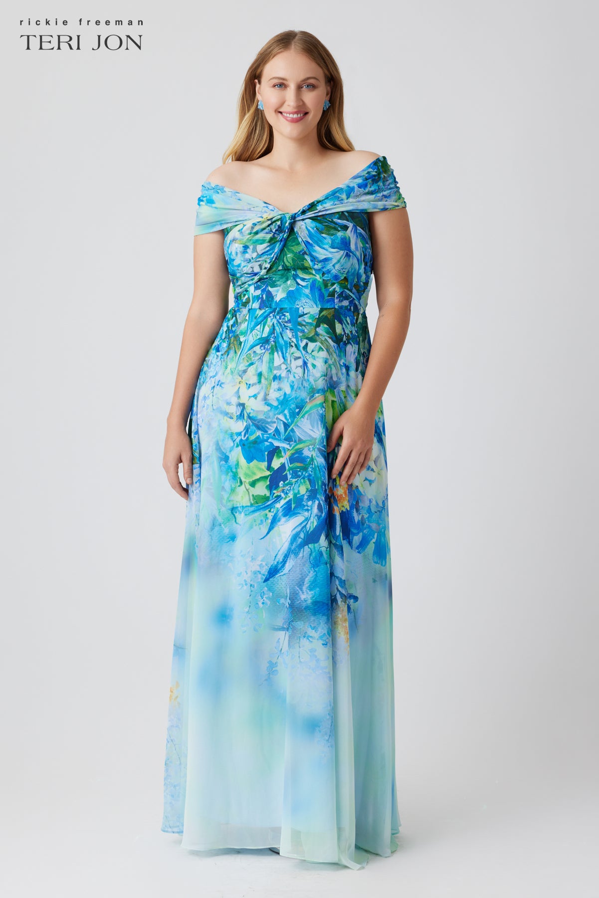 Blue Multi plus size image