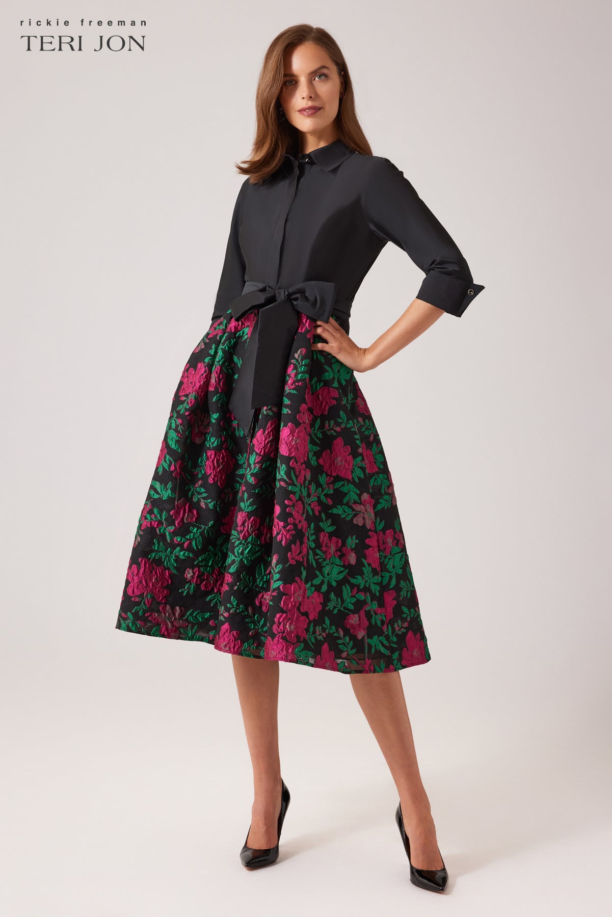 Flower skirt cocktail dresses hotsell